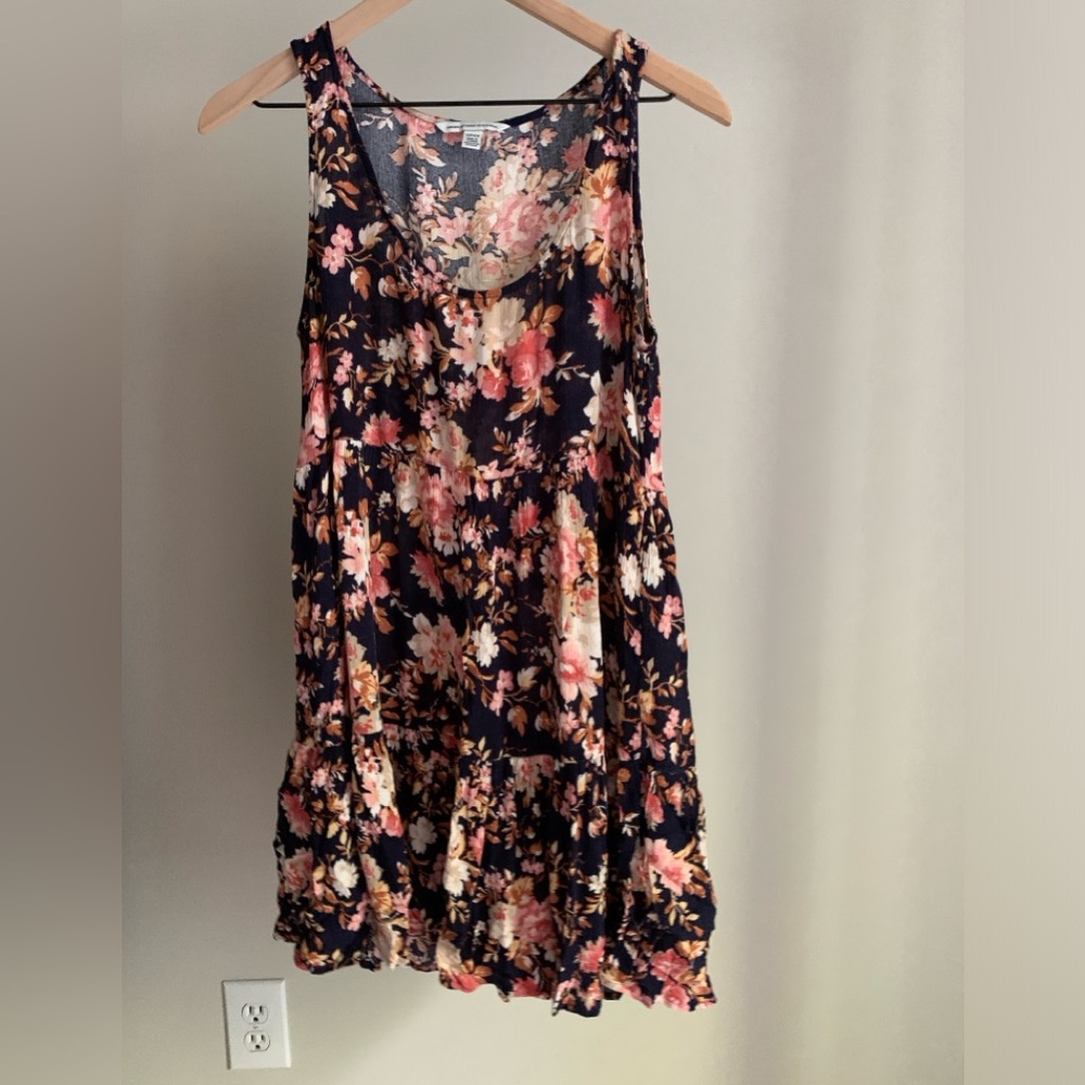 American Eagle floral print babydoll dress